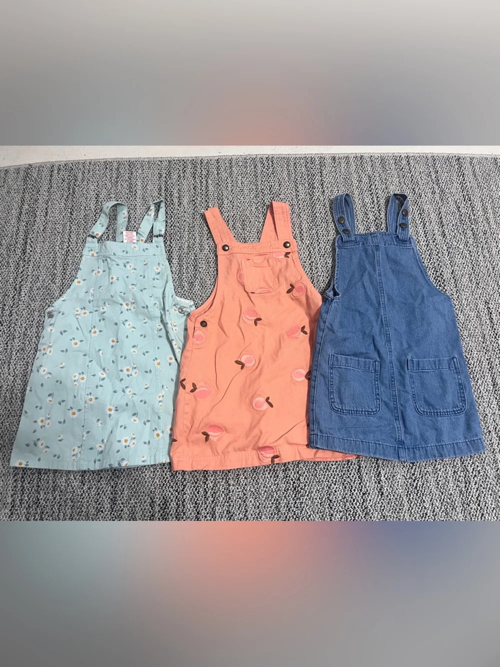 Girls 6 Fall School Clothing Lot Denim Jumpers Activewear Skorts Yoga Pants EUC